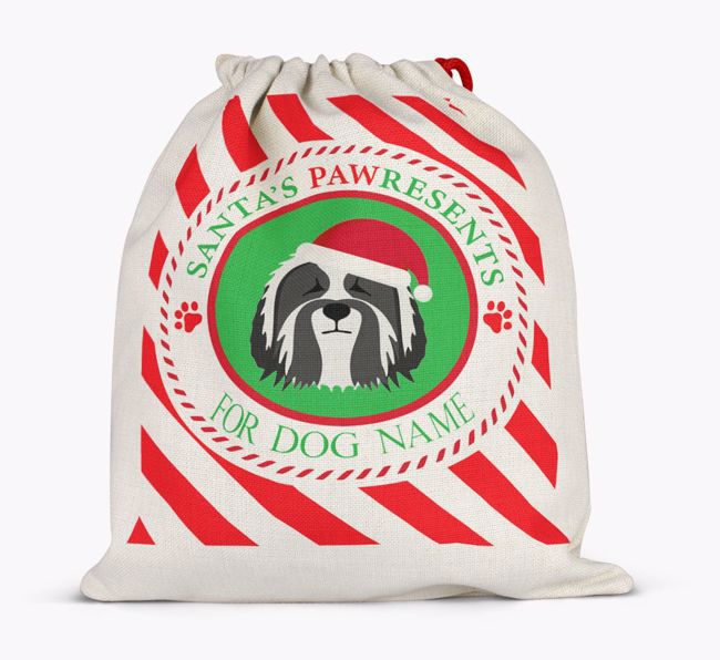Santa Sack 'Pawresents' - Personalized for Your {breedFullName}